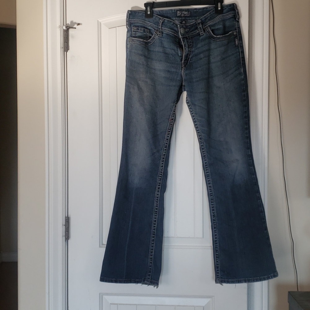 Silver jeans
